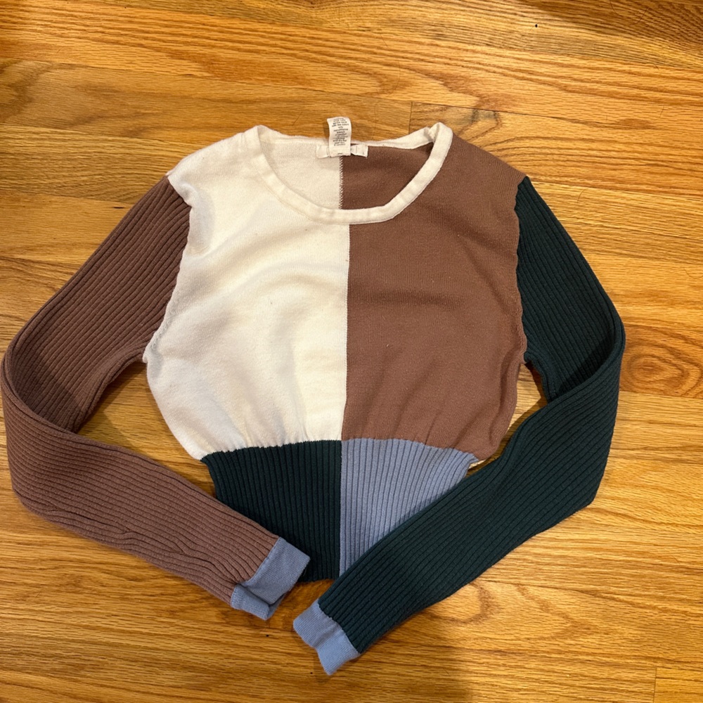 Full Tilt Colorblock Long Sleeve